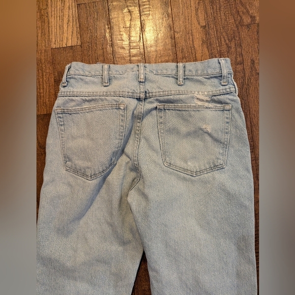 Vintage Wrangler Legendary Gold, VF Jeanswear, Thrashed straight jeans sz 33x32 - Picture 5 of 9